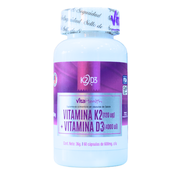 Vitamin K2 D3 100 cápsulas