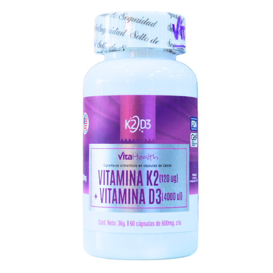 Vitamin K2 D3 100 cápsulas