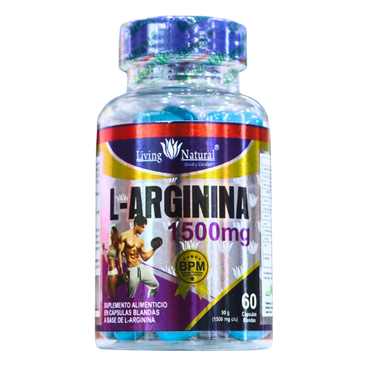 L-Arginina Premium 1500 mg 100 cápsulas