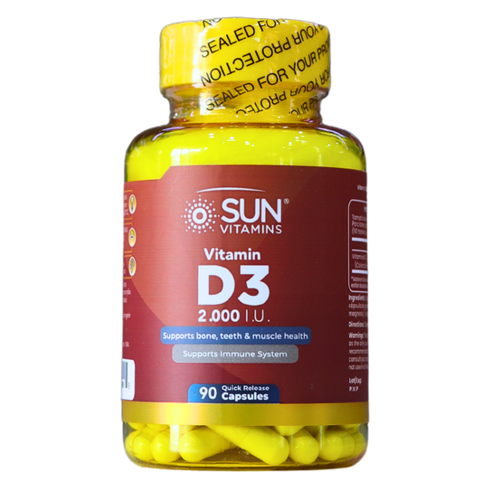 Vitamin D3 2000 IU 90 cápsulas