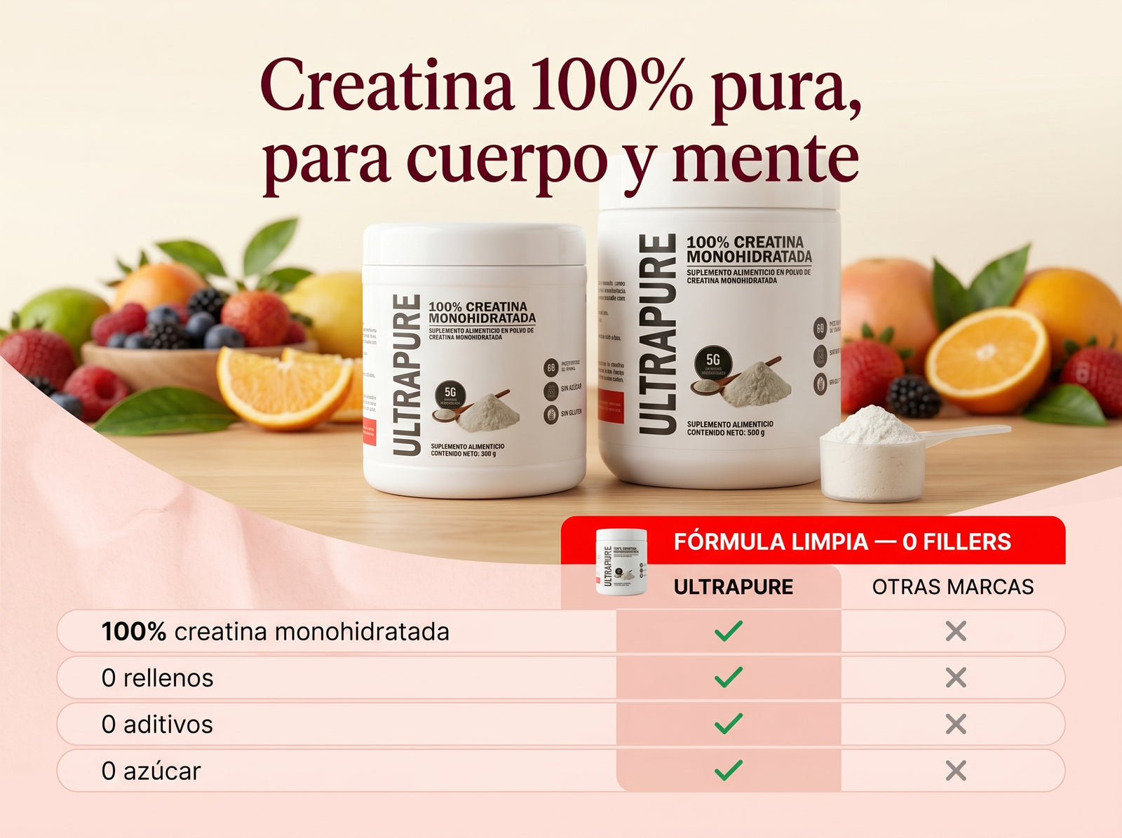 UltraPure Creatina Monohidratada