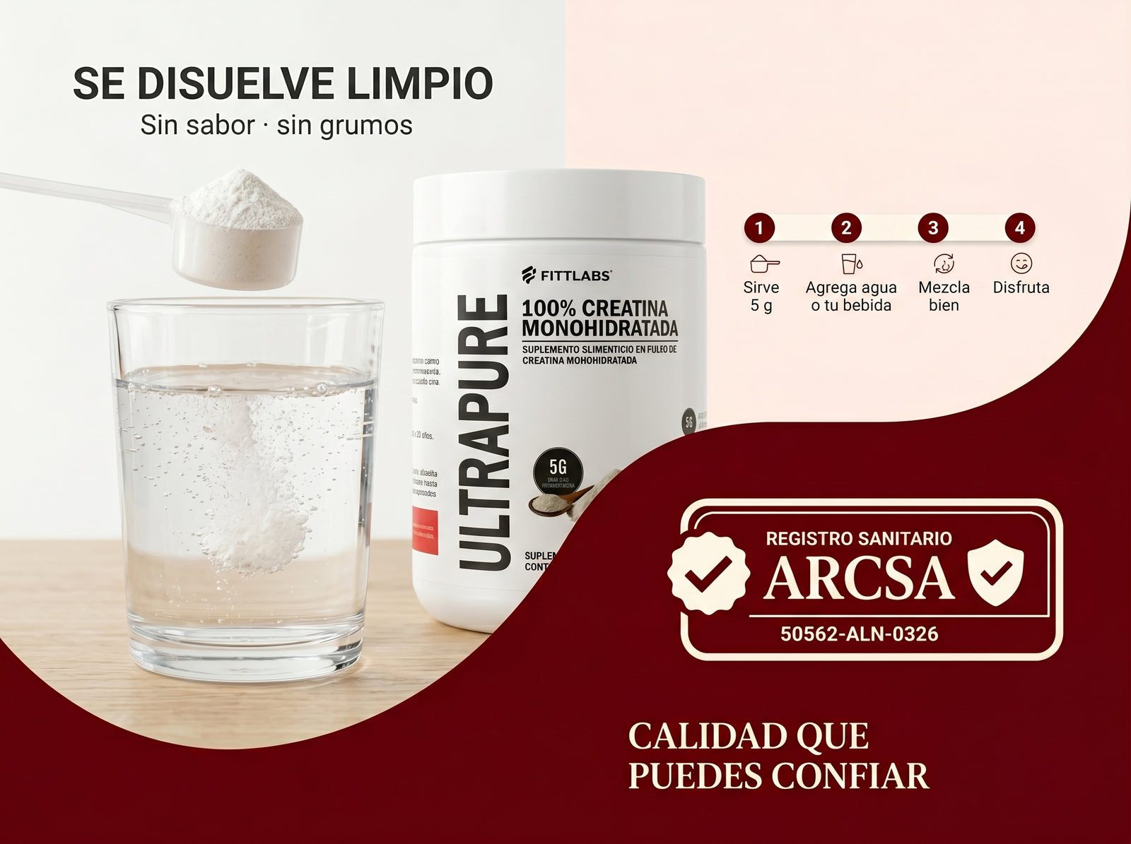 UltraPure Creatina Monohidratada